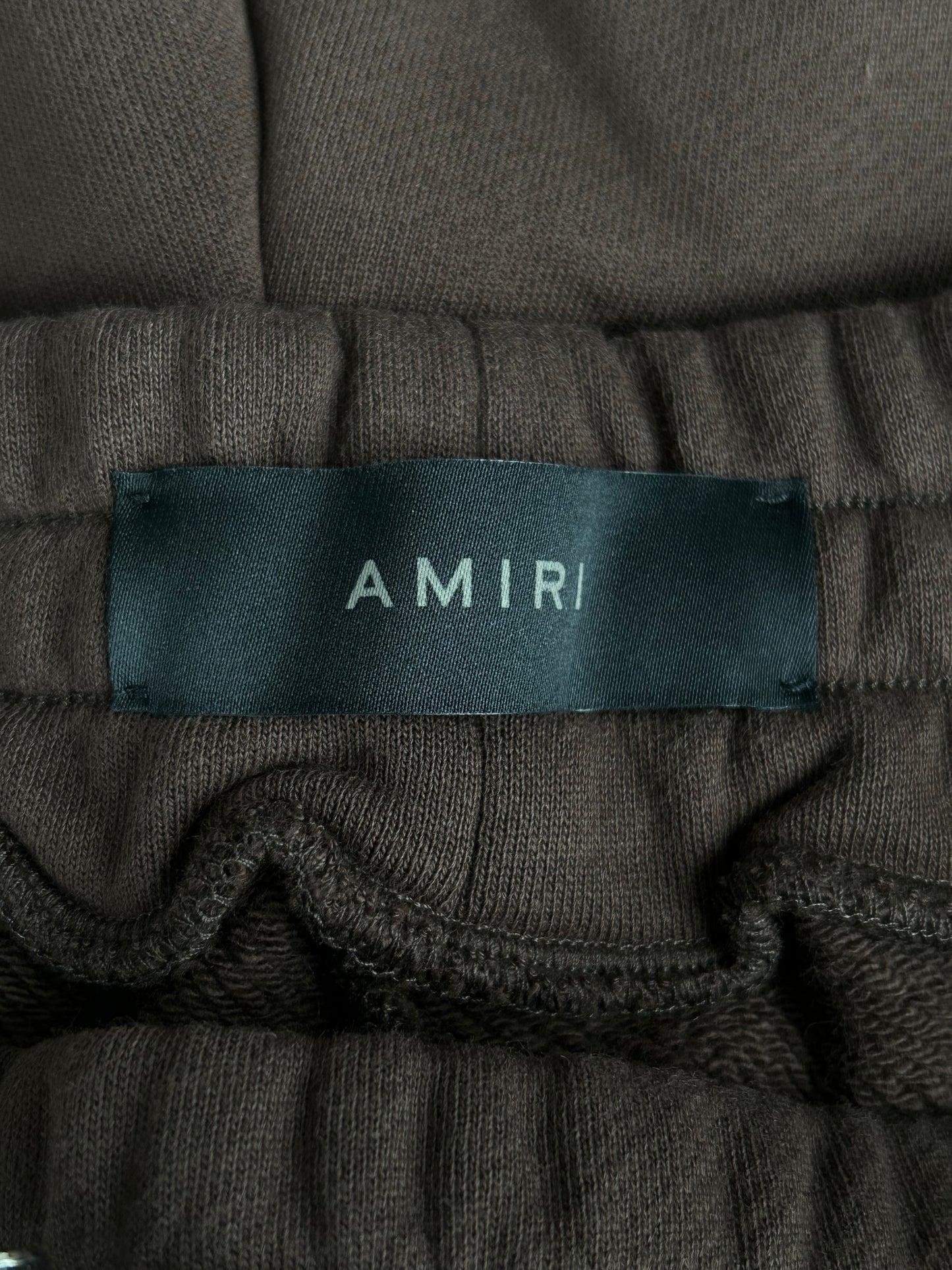 Amiri Brown & White MA Bar Logo Sweatpants