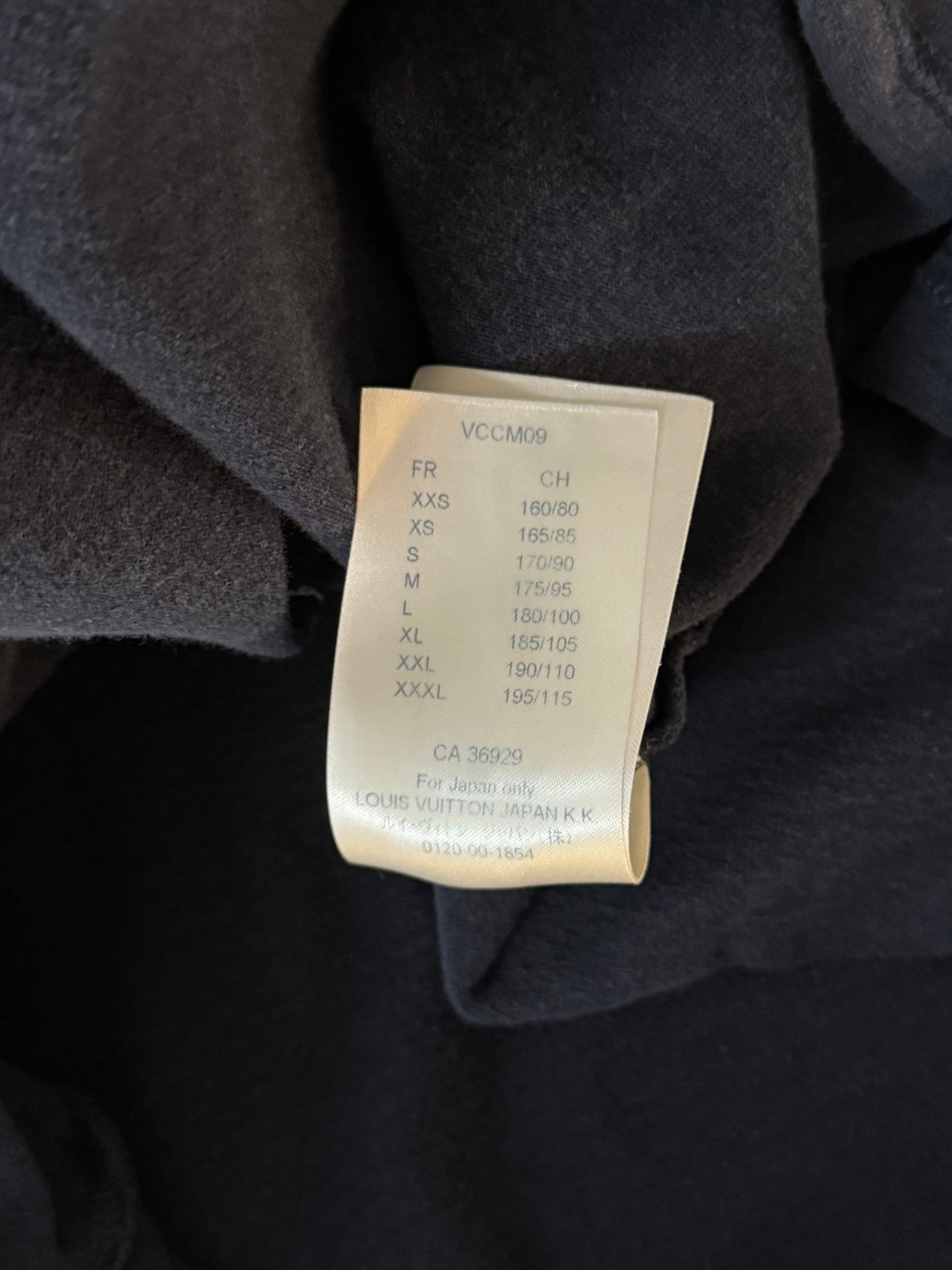 Louis Vuitton Navy & White Flower Logo Embroidered T-Shirt