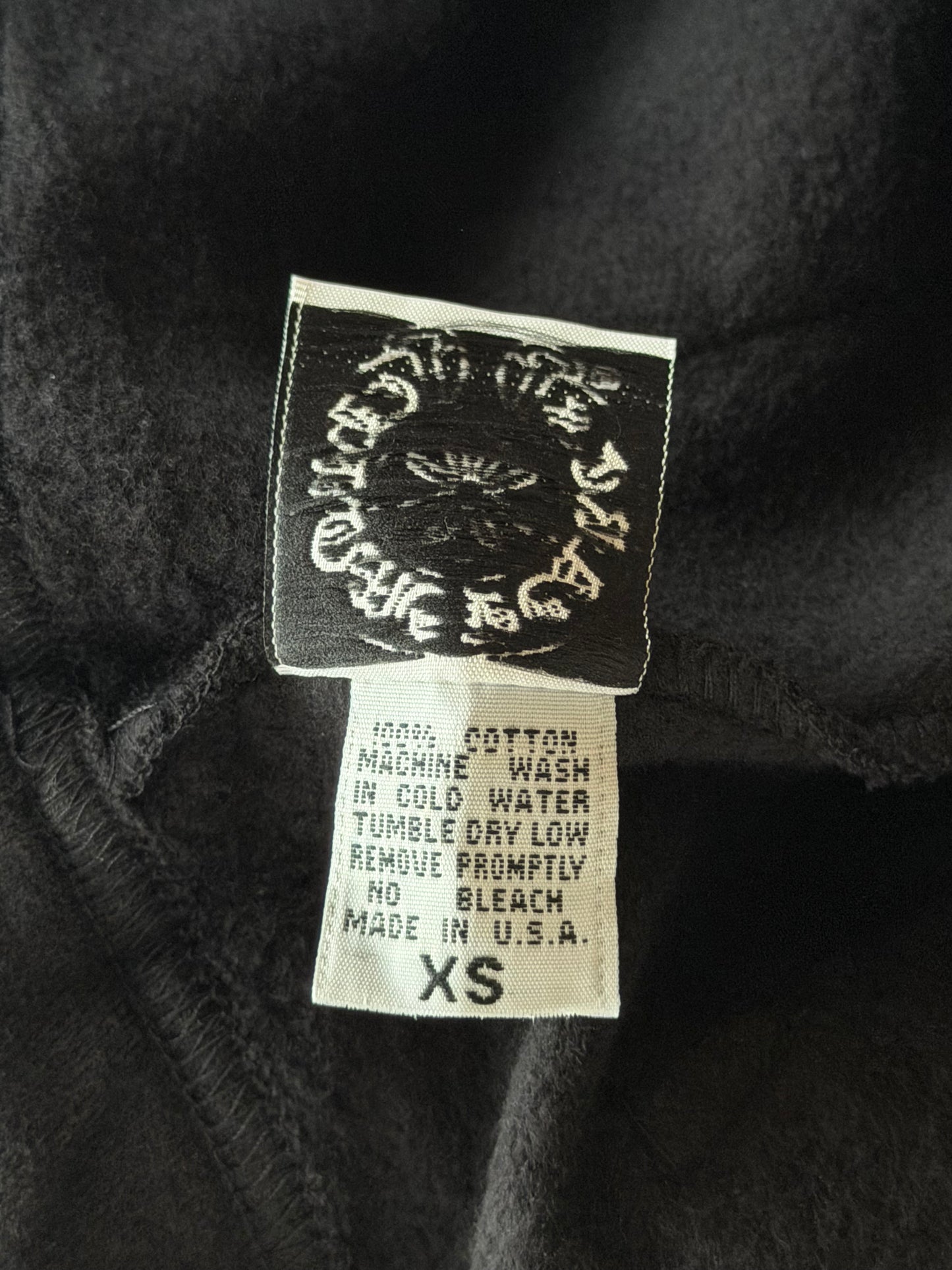 Chrome Hearts Black & White Cross Logo Women's Sweatpants