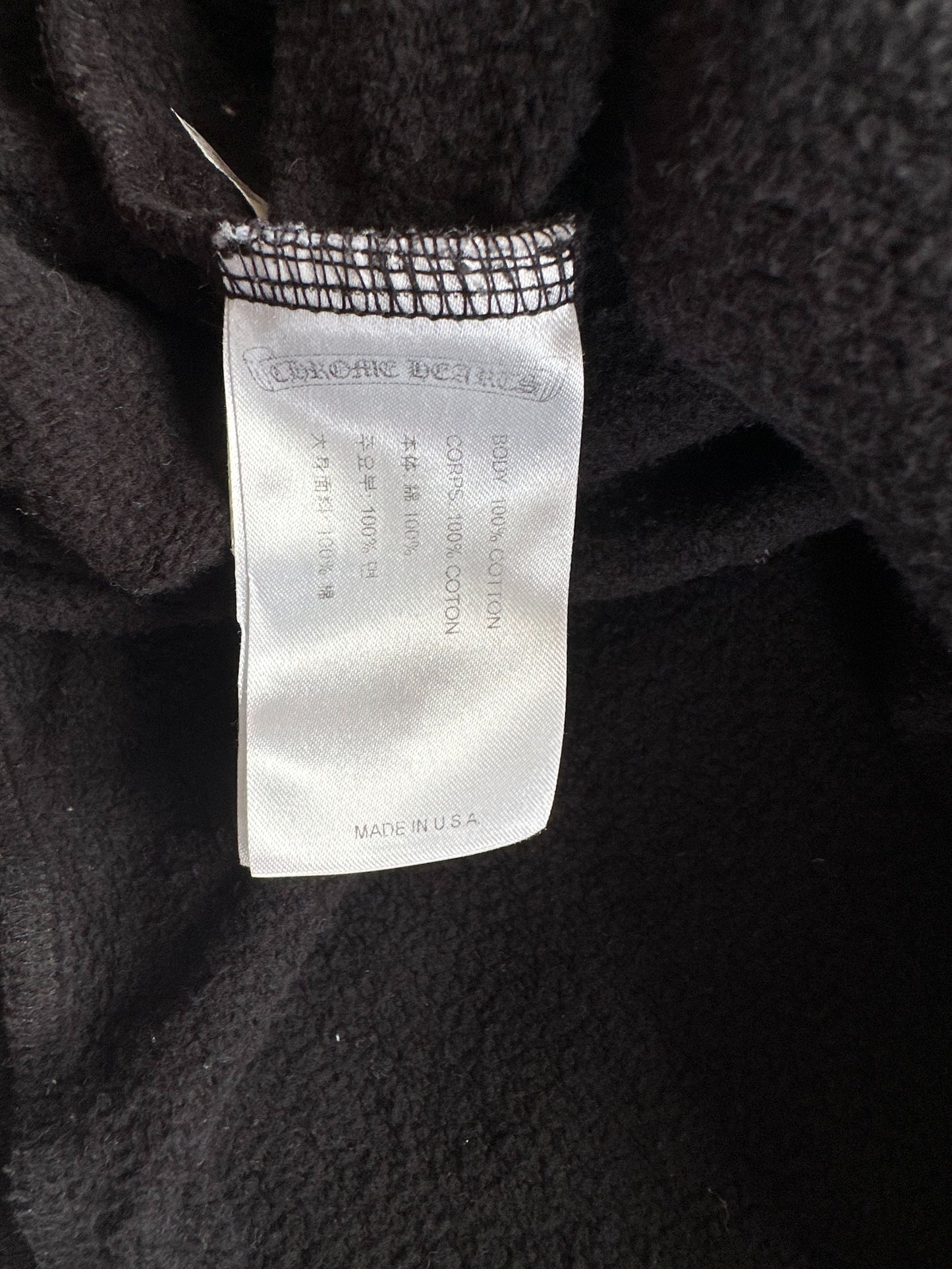 Chrome Hearts Black & Brown Script Print Hoodie