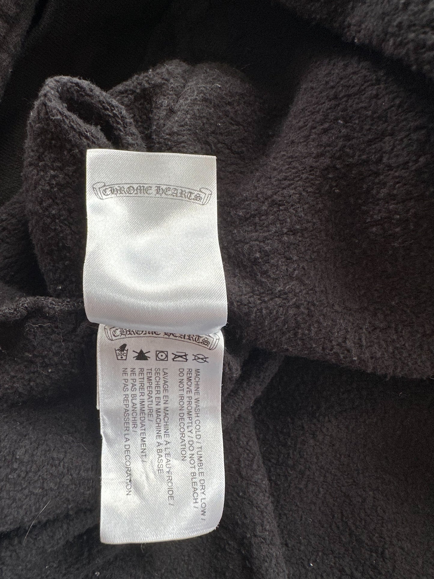 Chrome Hearts Black & Brown Script Print Hoodie