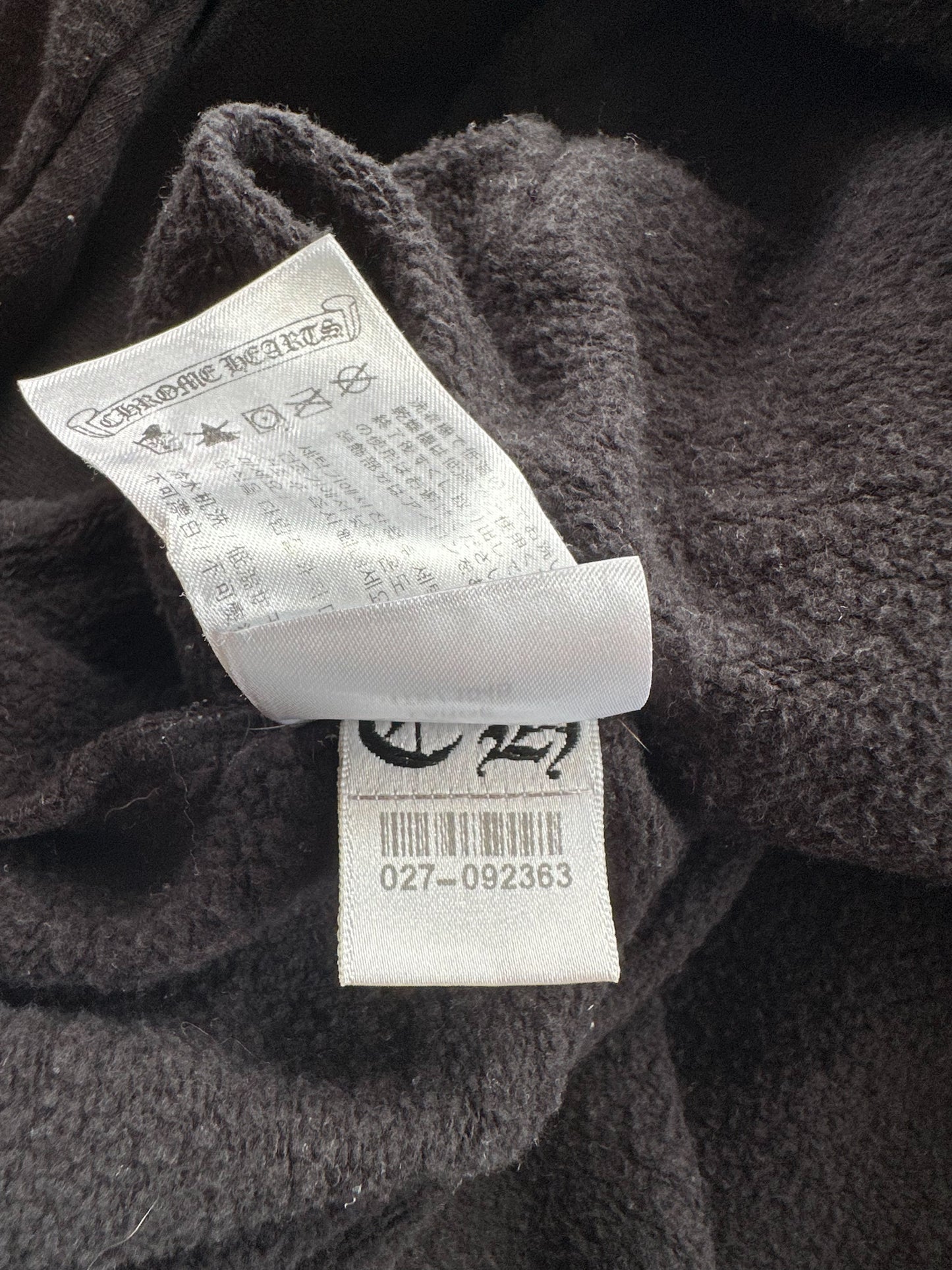 Chrome Hearts Black & Brown Script Print Hoodie