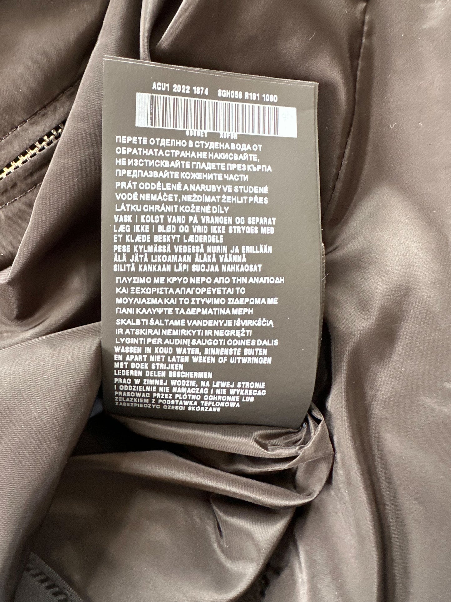 Prada Black & Blue Reversible Nylon Windbreaker