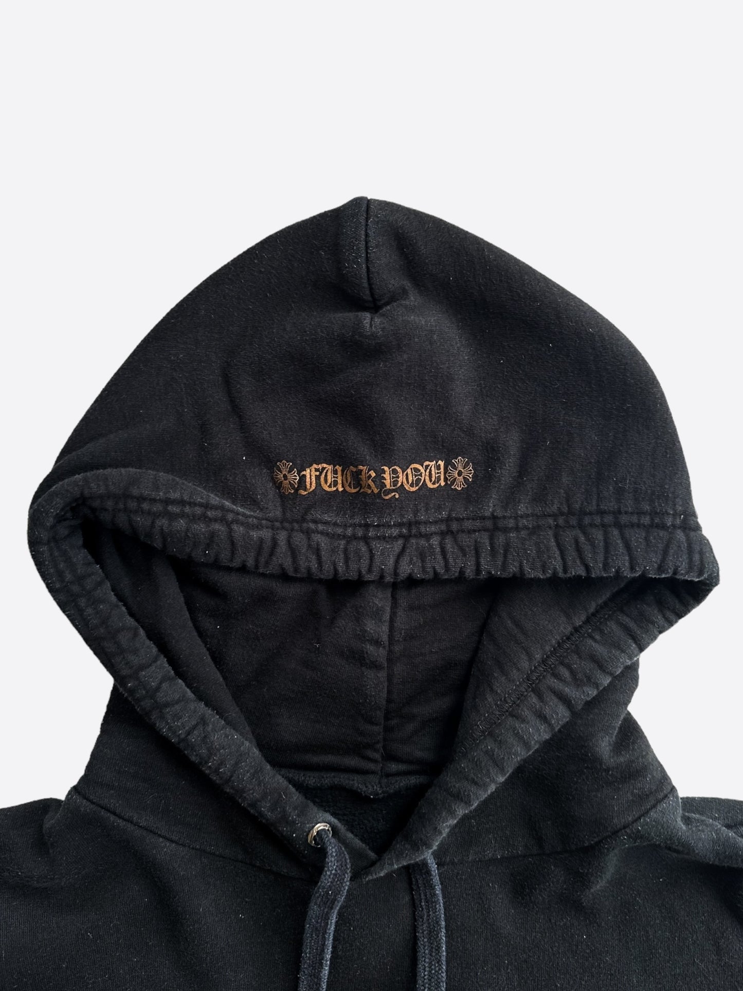 Chrome Hearts Black & Brown Script Print Hoodie