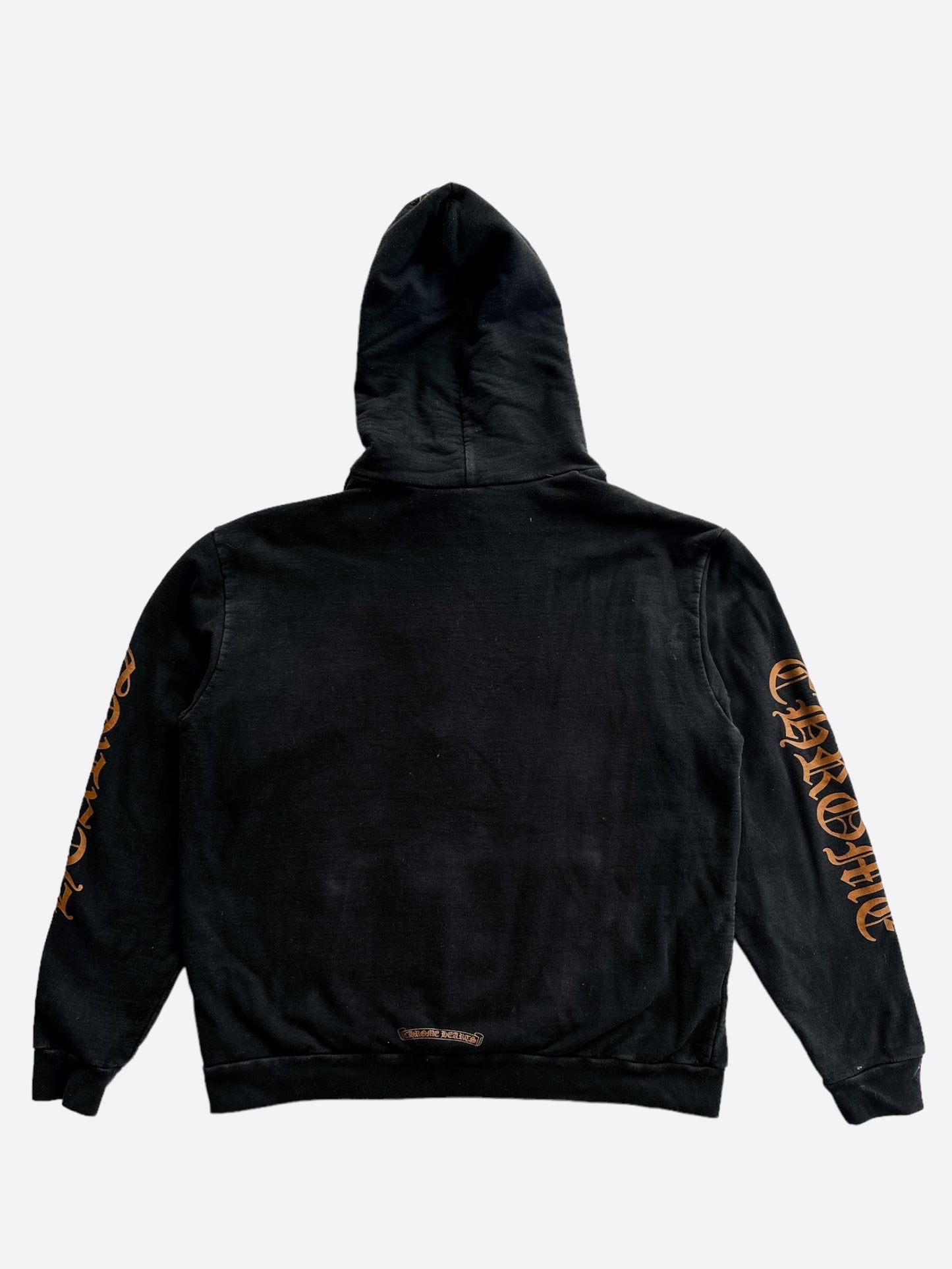 Chrome Hearts Black & Brown Script Print Hoodie