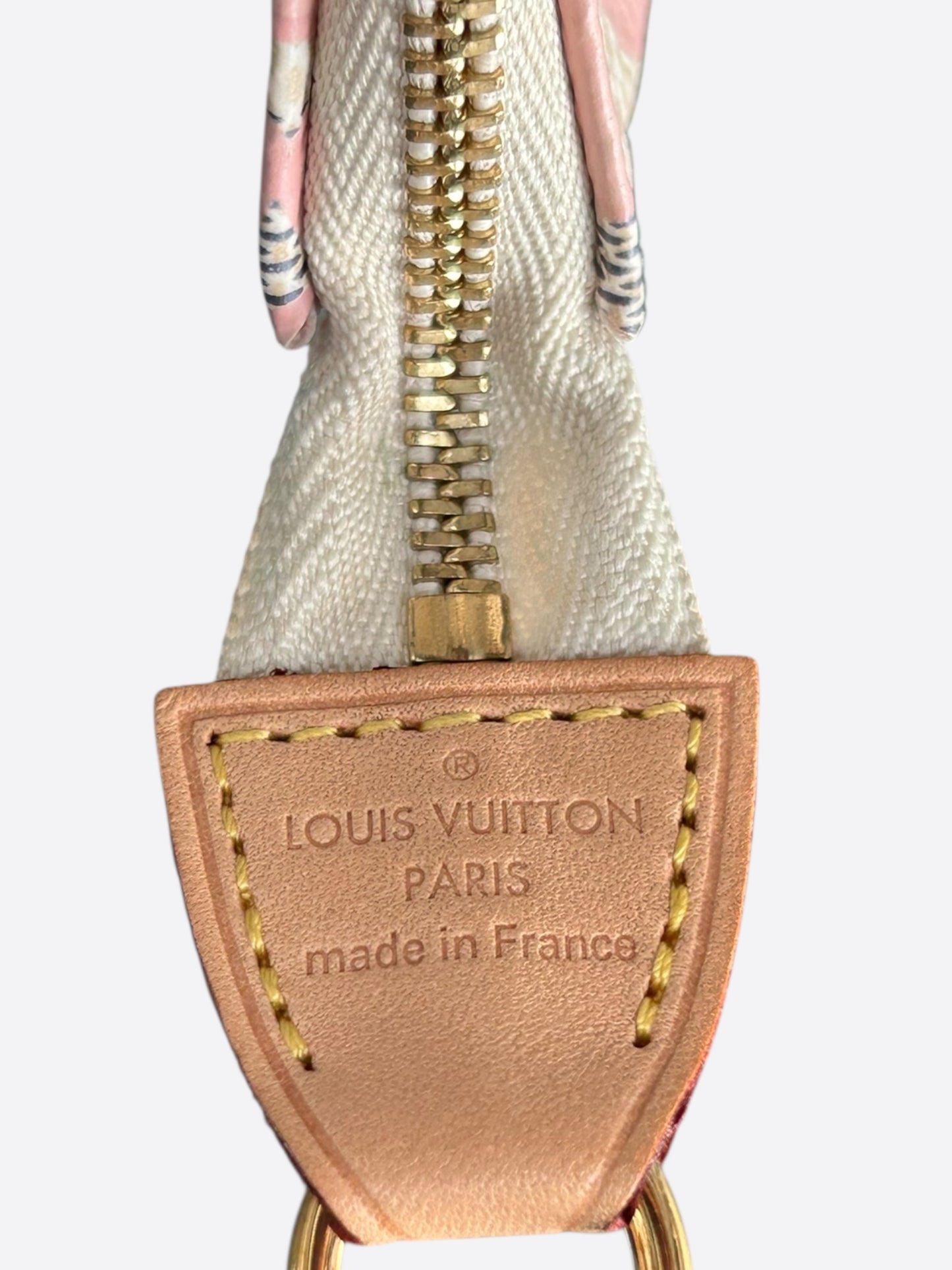 Louis Vuitton Damier Azur Pink Monogram Mini Pochette