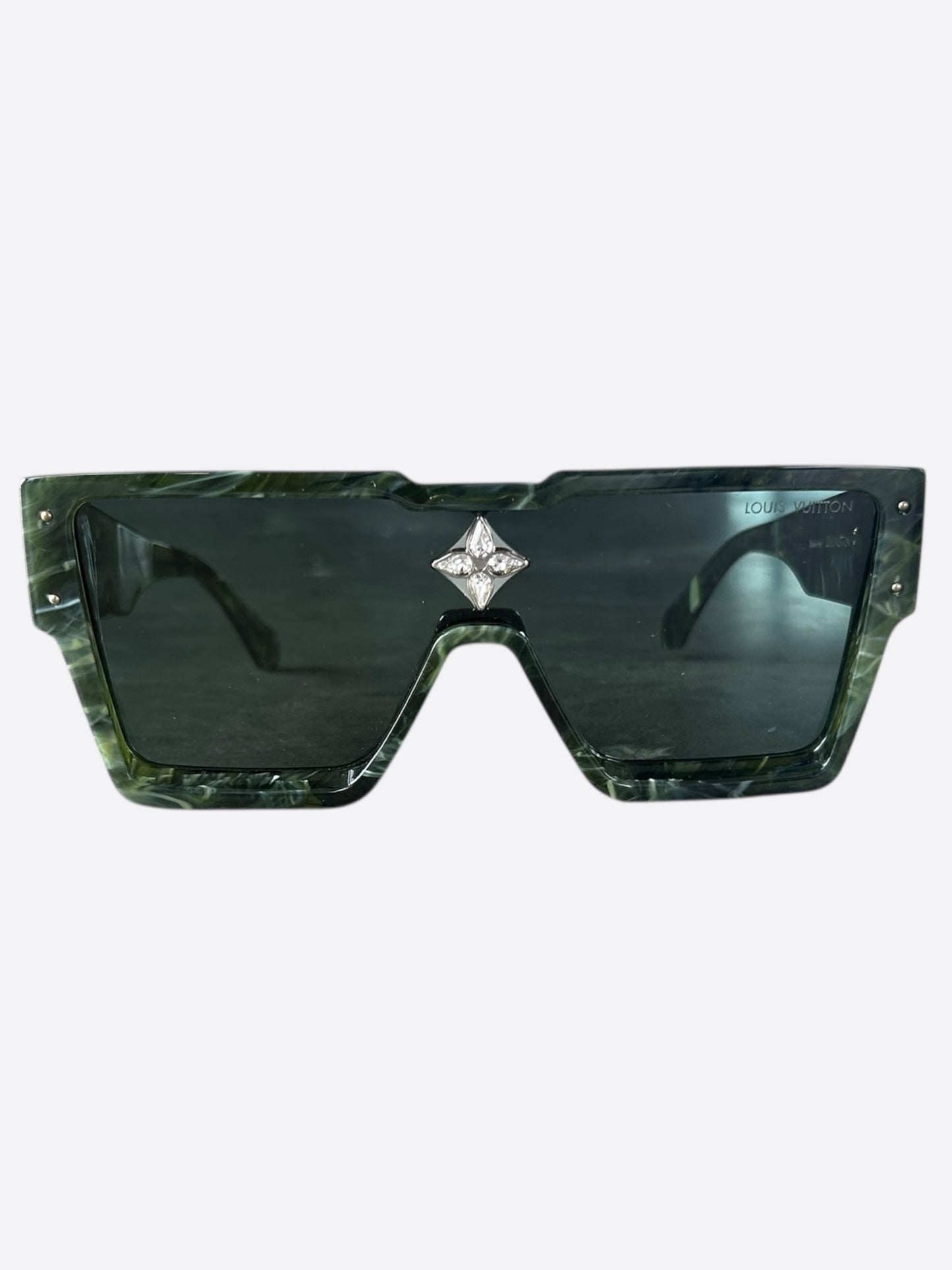 Louis Vuitton Green Marble Cyclone Sunglasses