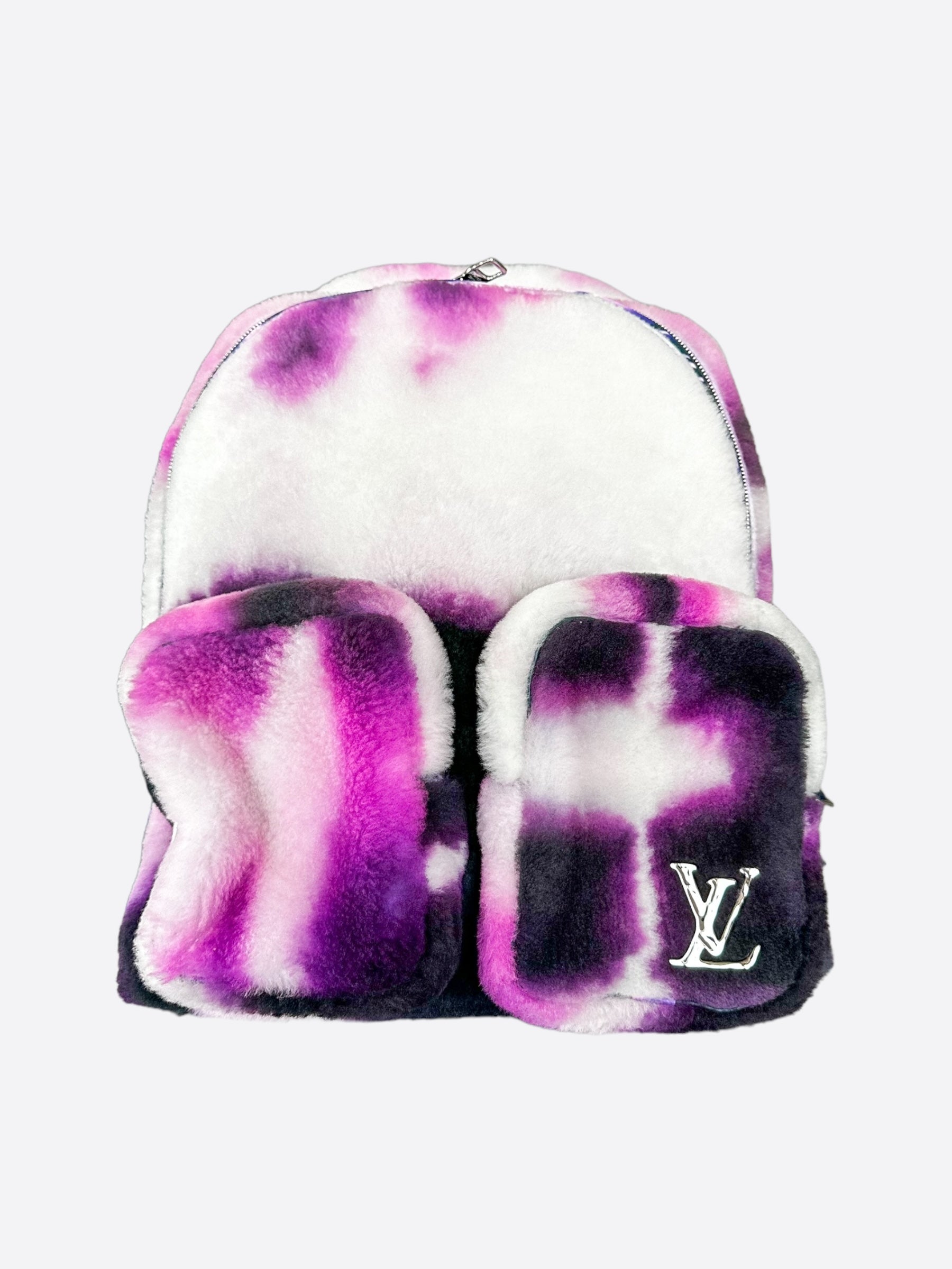 louis vuitton backpack purple Louis Vuitton White & Purple Mink Backpack