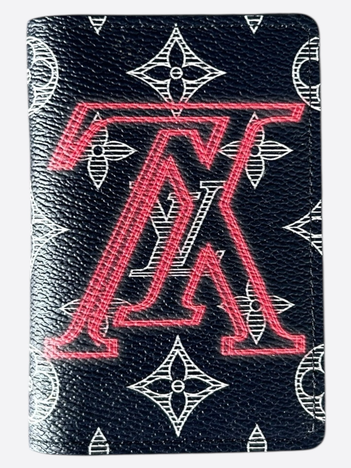 Louis Vuitton Navy Monogram Upside Down Logo Pocket Organizer
