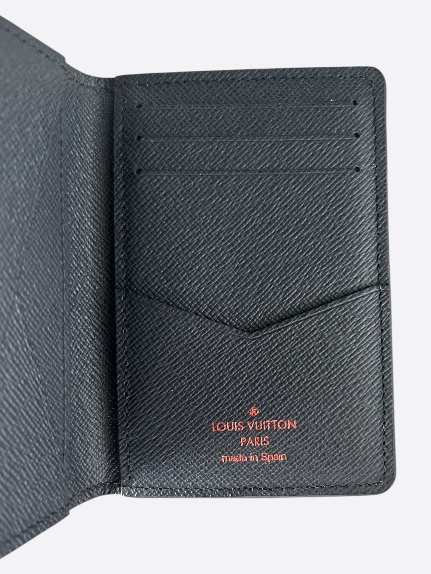 Louis Vuitton Navy Monogram Upside Down Logo Pocket Organizer