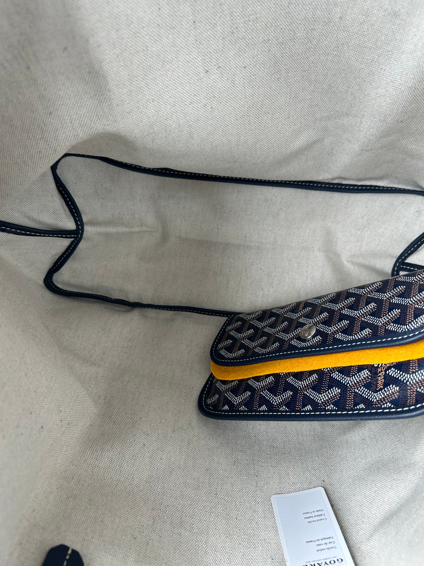 Goyard Navy St. Louis Tote Bag