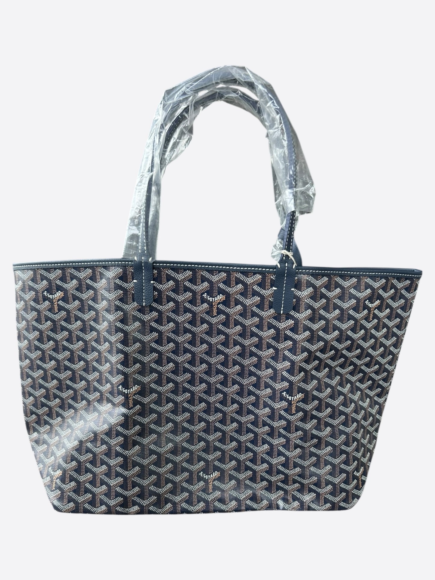 Goyard Navy St. Louis Tote Bag