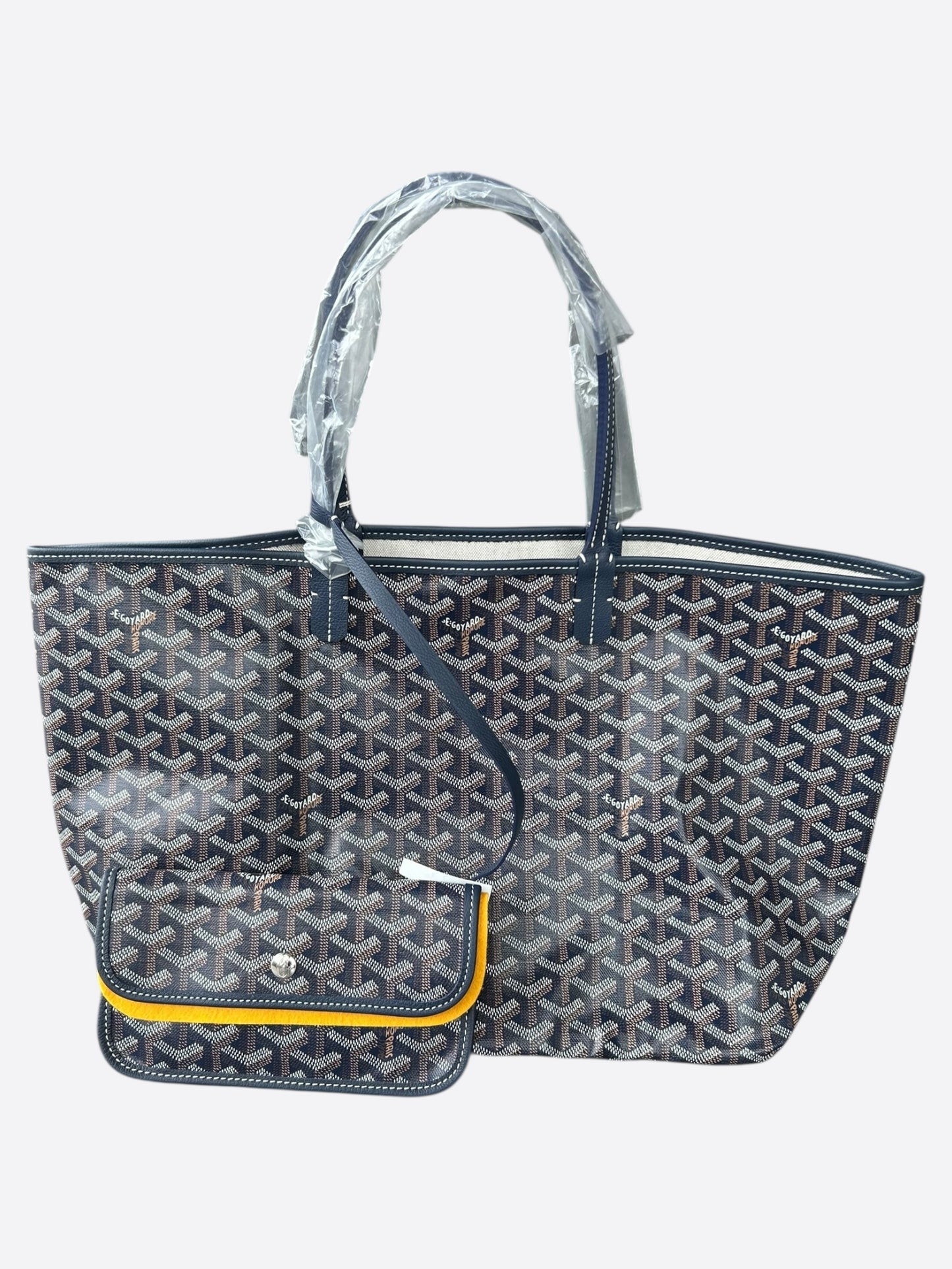 Goyard Navy St. Louis Tote Bag