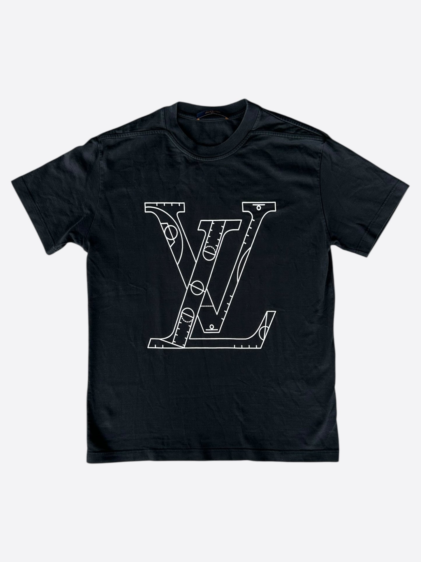 Louis Vuitton NBA Black & White Logo T-Shirt