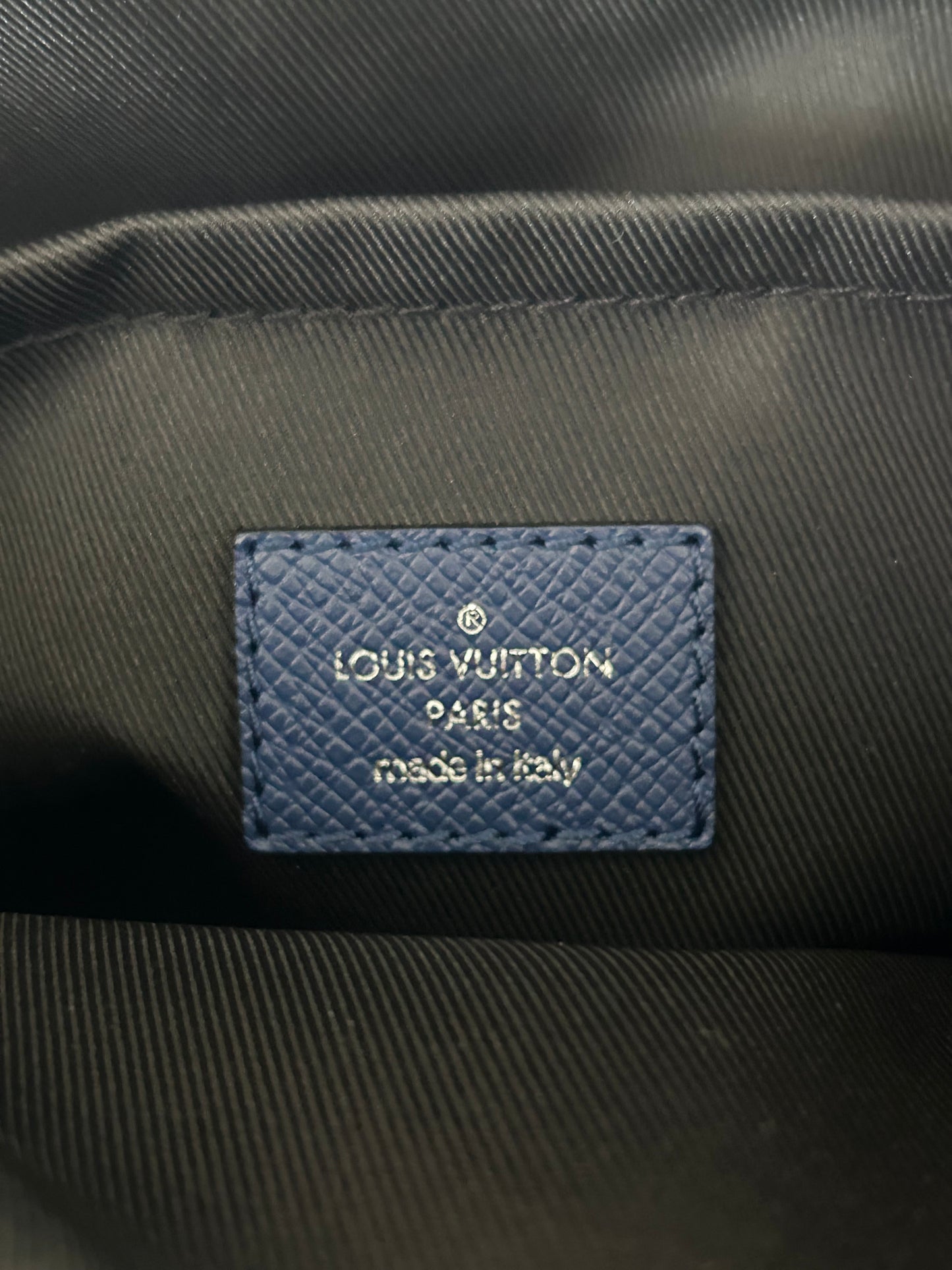 Louis Vuitton Blue Taigarama Monogram Outdoor Messenger Bag