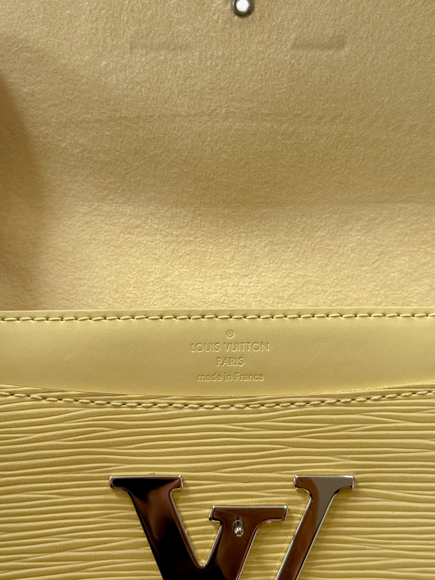 Louis Vuitton Yellow EPI Wallet On Chain