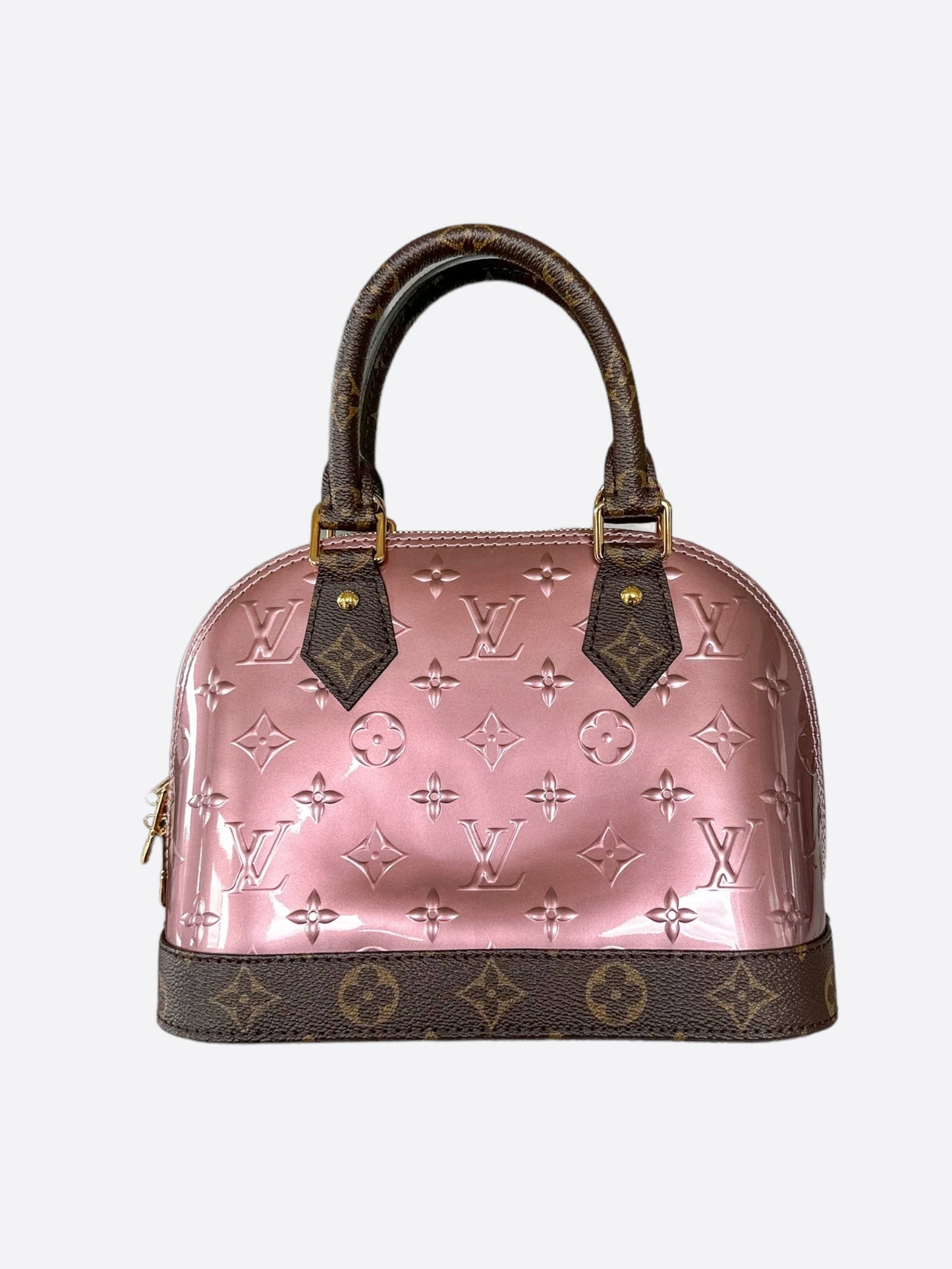 Louis Vuitton Rose Vernis Monogram Alma BB