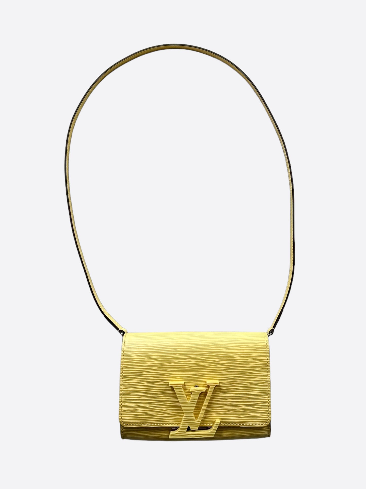 Louis Vuitton Yellow EPI Wallet On Chain