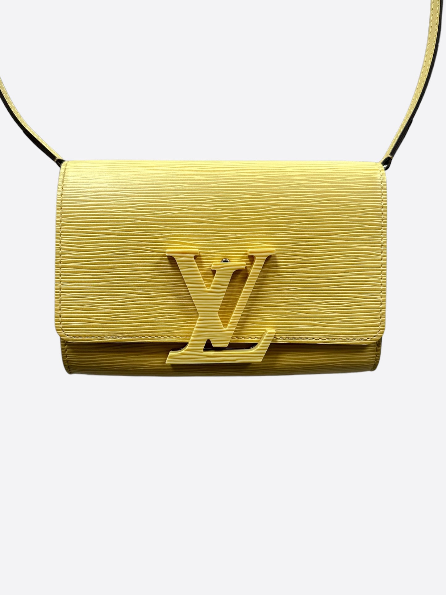 Louis Vuitton Yellow EPI Wallet On Chain