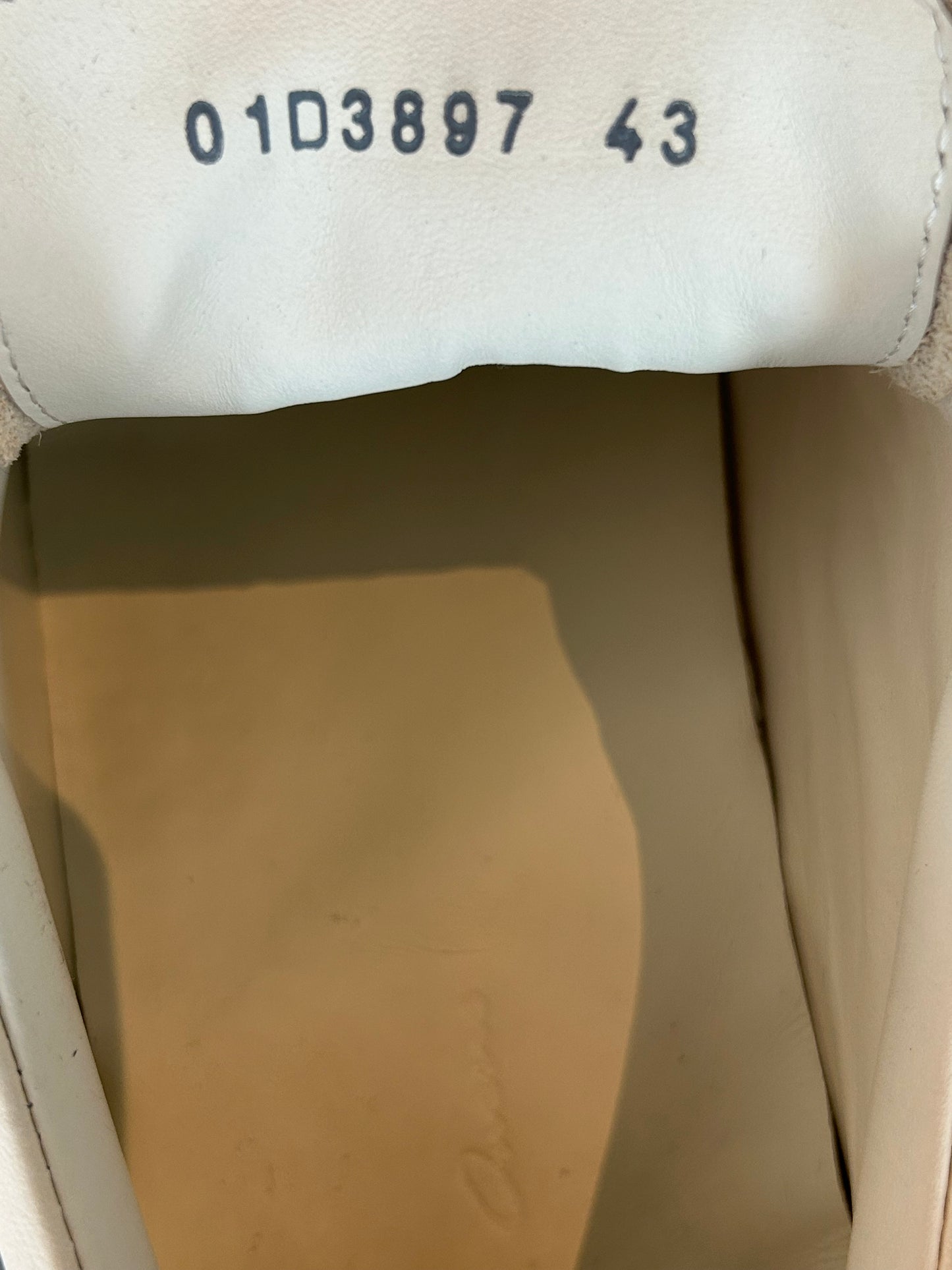 Rick Owens White Leather Vintage Low Top Sneakers