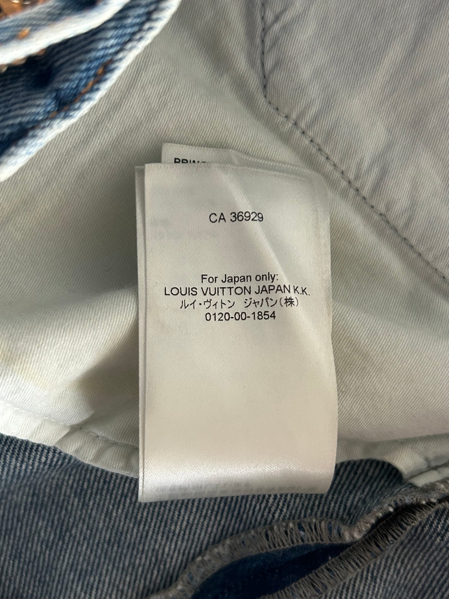 Louis Vuitton Blue Washed Slim Jeans