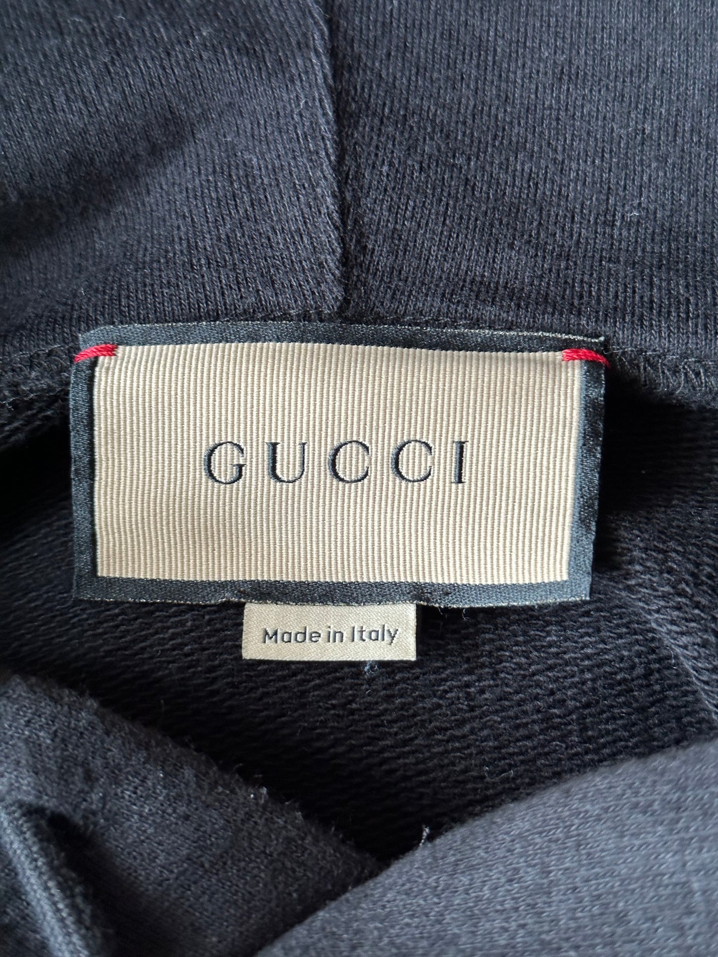 Gucci Black Multicolor Star GG Logo Hoodie