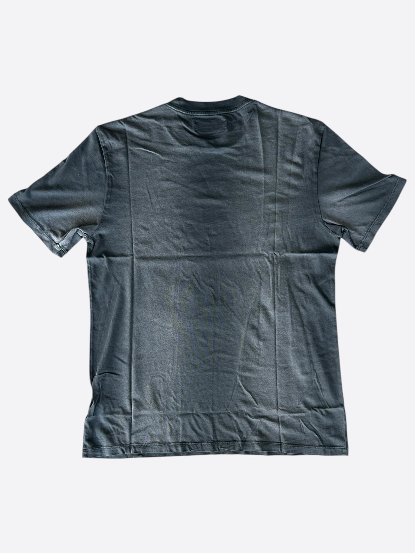 Amiri Faded Black & Yellow Track Logo T-Shirt
