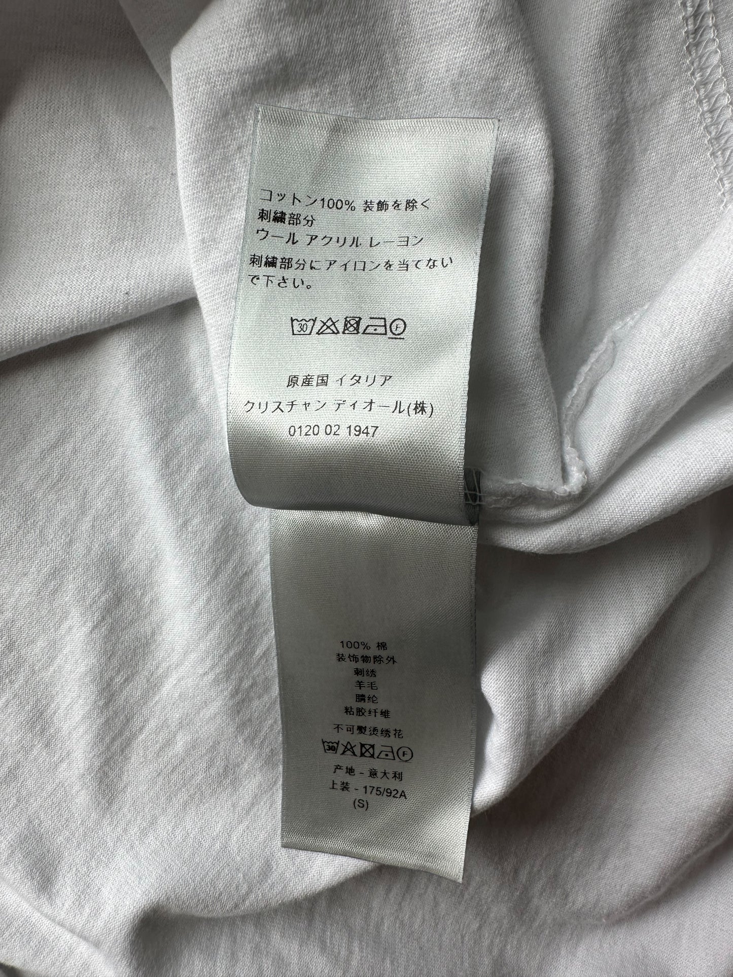 Dior White Atelier Embroidered T-Shirt