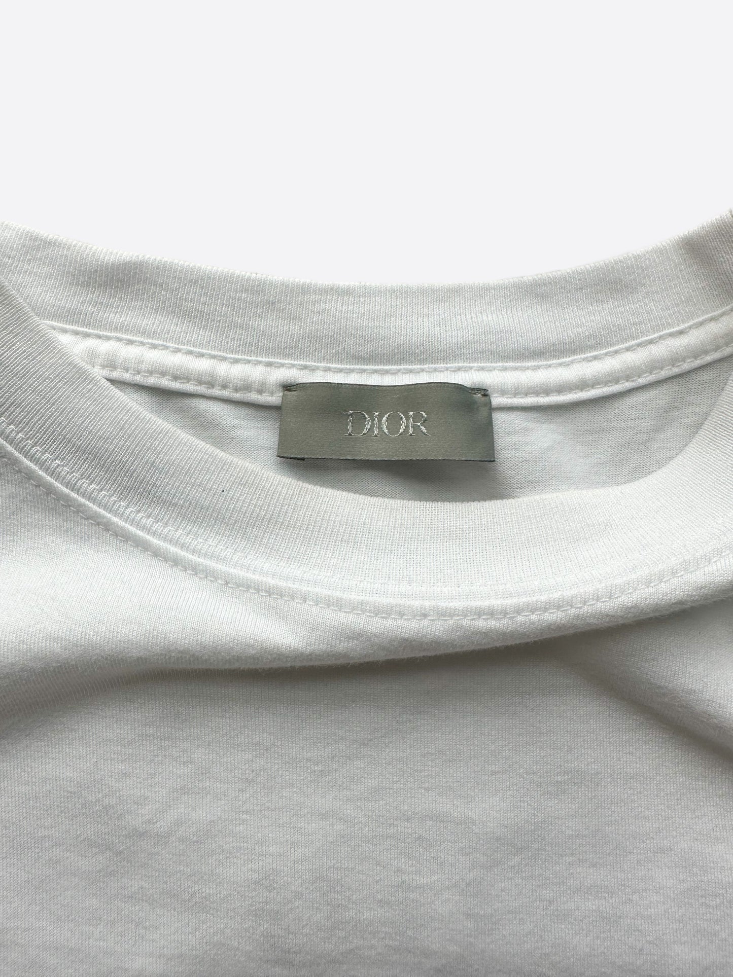 Dior White Atelier Embroidered T-Shirt