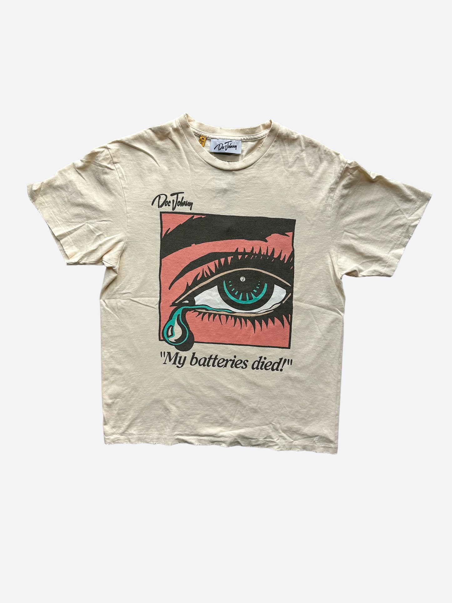 Gallery Dept Antique White Dead Batteries T-Shirt