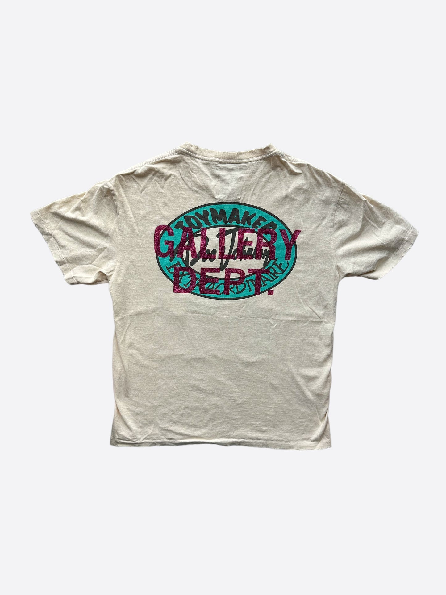 Gallery Dept Antique White Dead Batteries T-Shirt