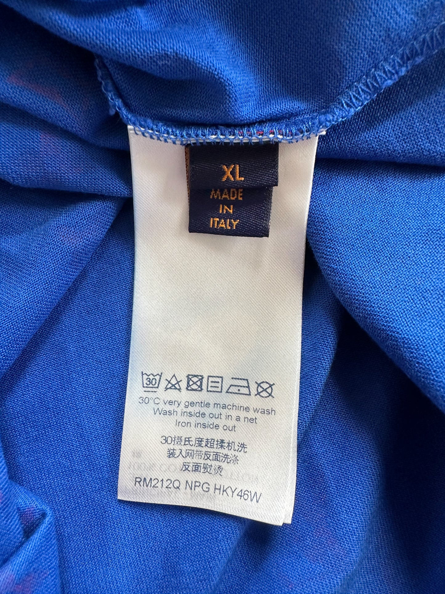 Louis Vuitton Blue & Red Monogram Gradient T-Shirt