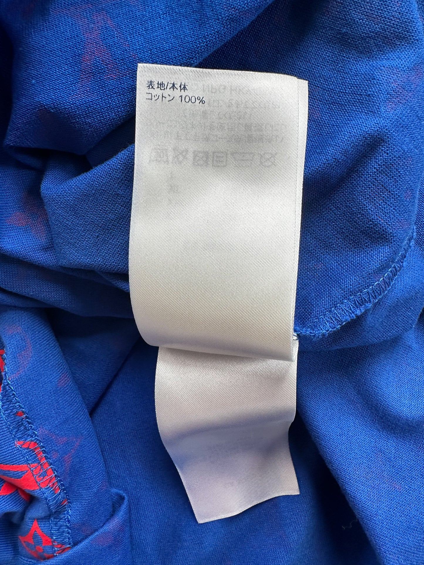 Louis Vuitton Blue & Red Monogram Gradient T-Shirt