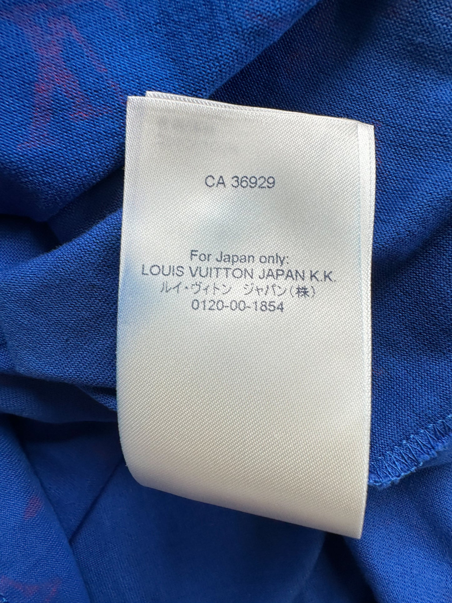 Louis Vuitton Blue & Red Monogram Gradient T-Shirt