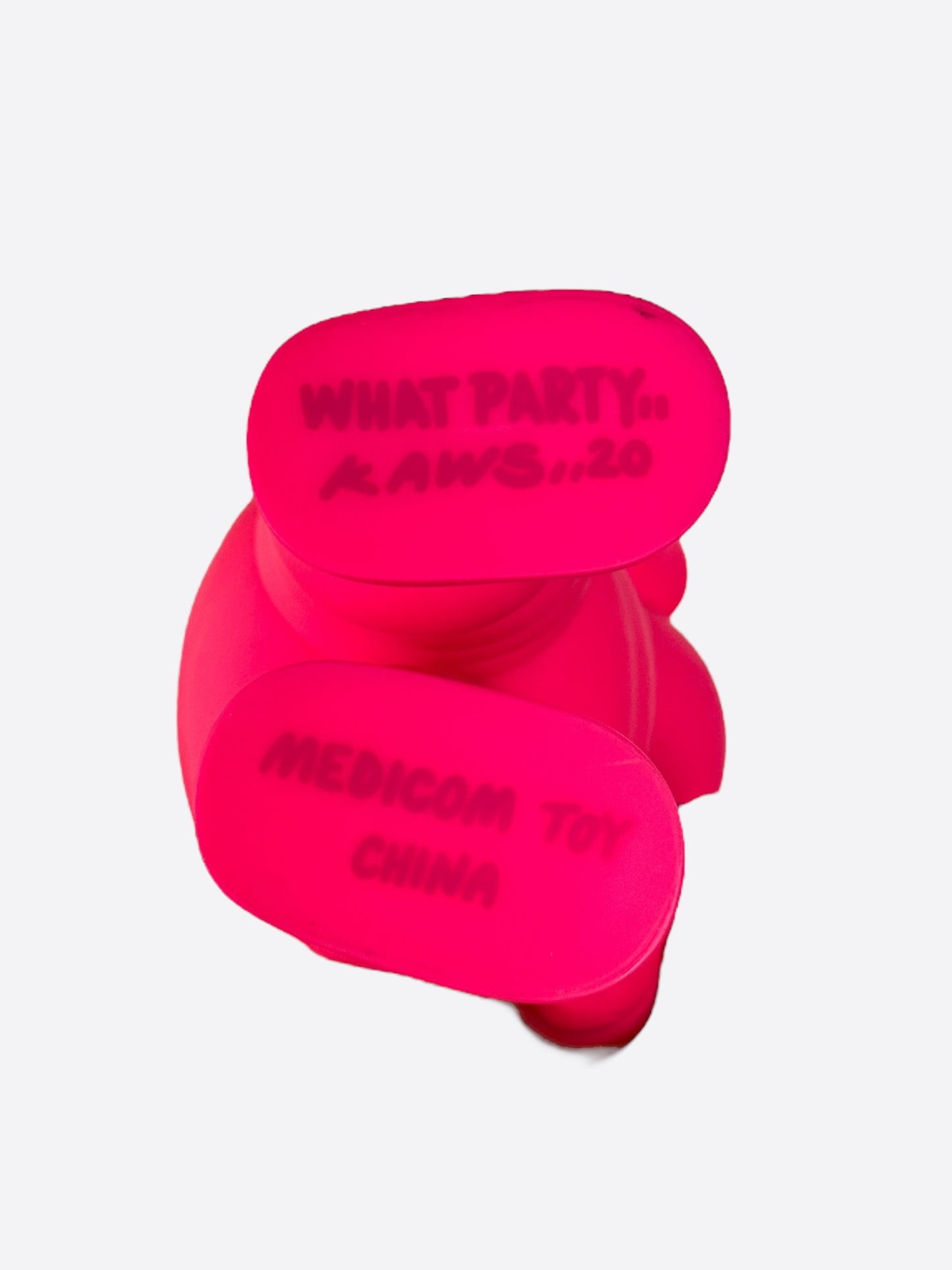 Kaws Pink What Party Inflated Companion