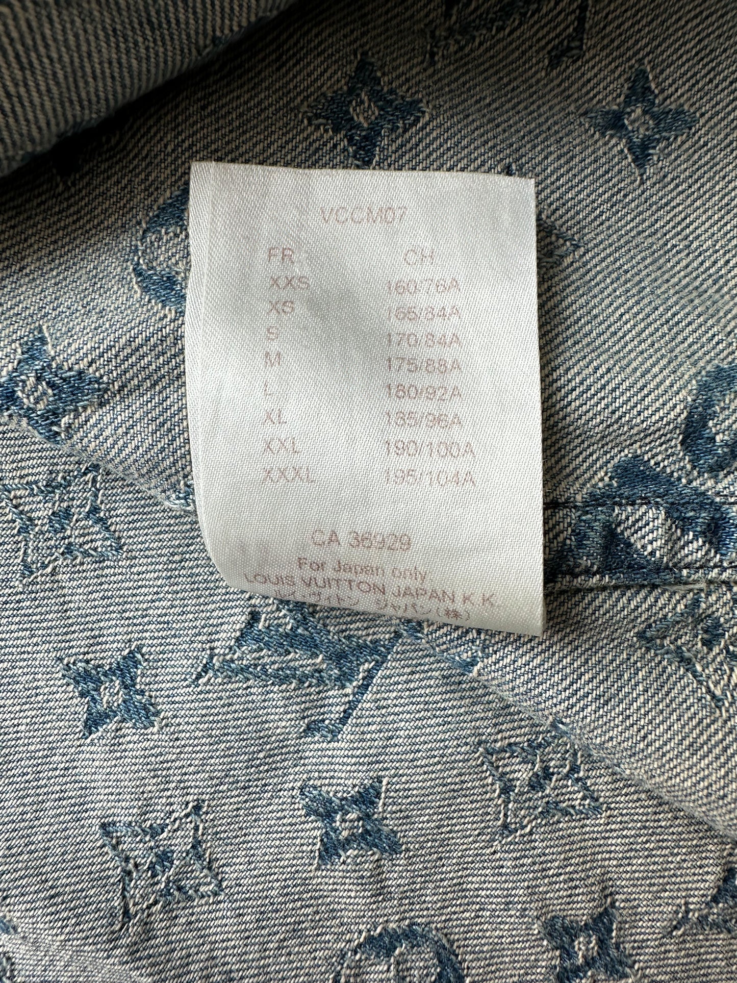 Louis Vuitton Supreme Blue Monogram Baseball Jersey