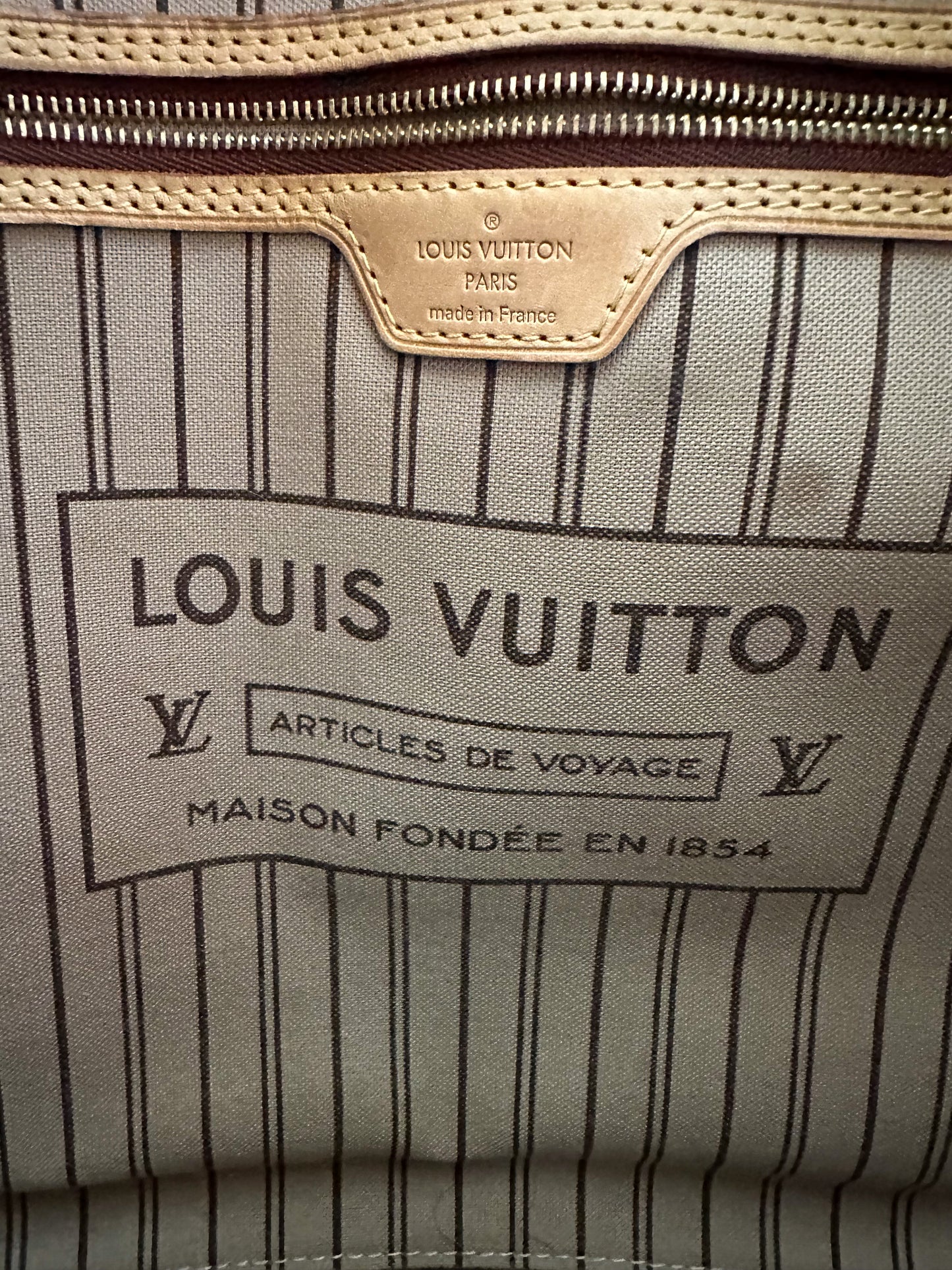 Louis Vuitton Brown Monogram Neverfull GM