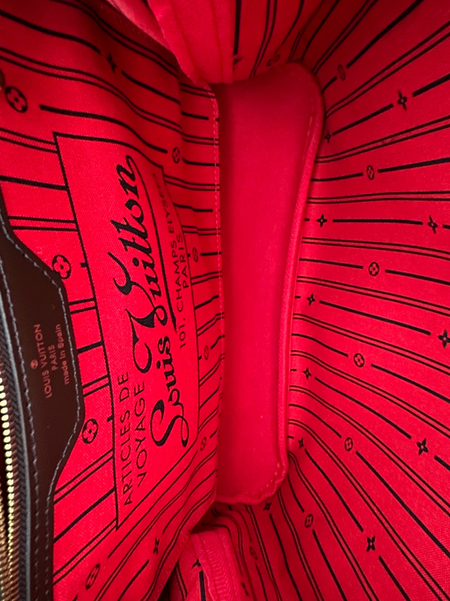 Louis Vuitton Damier Ebene Neverfull MM