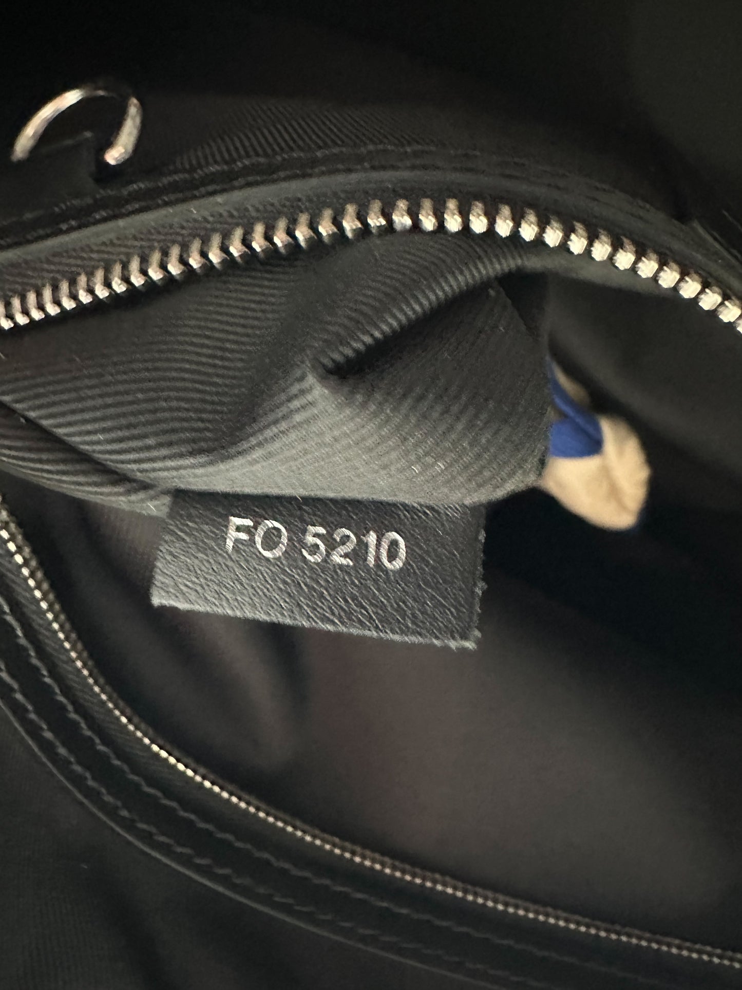 Louis Vuitton Black & White Distorted Damier Keepall 50