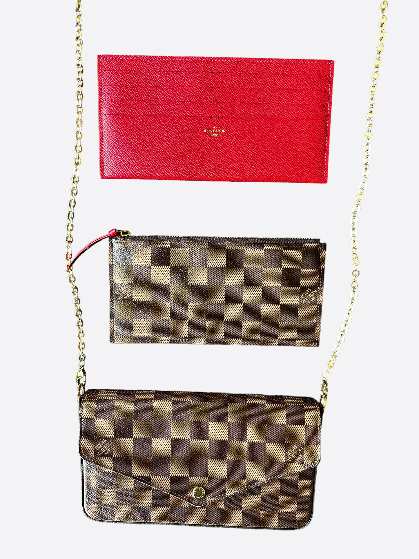 Louis Vuitton Brown Damier Pochette Felicie