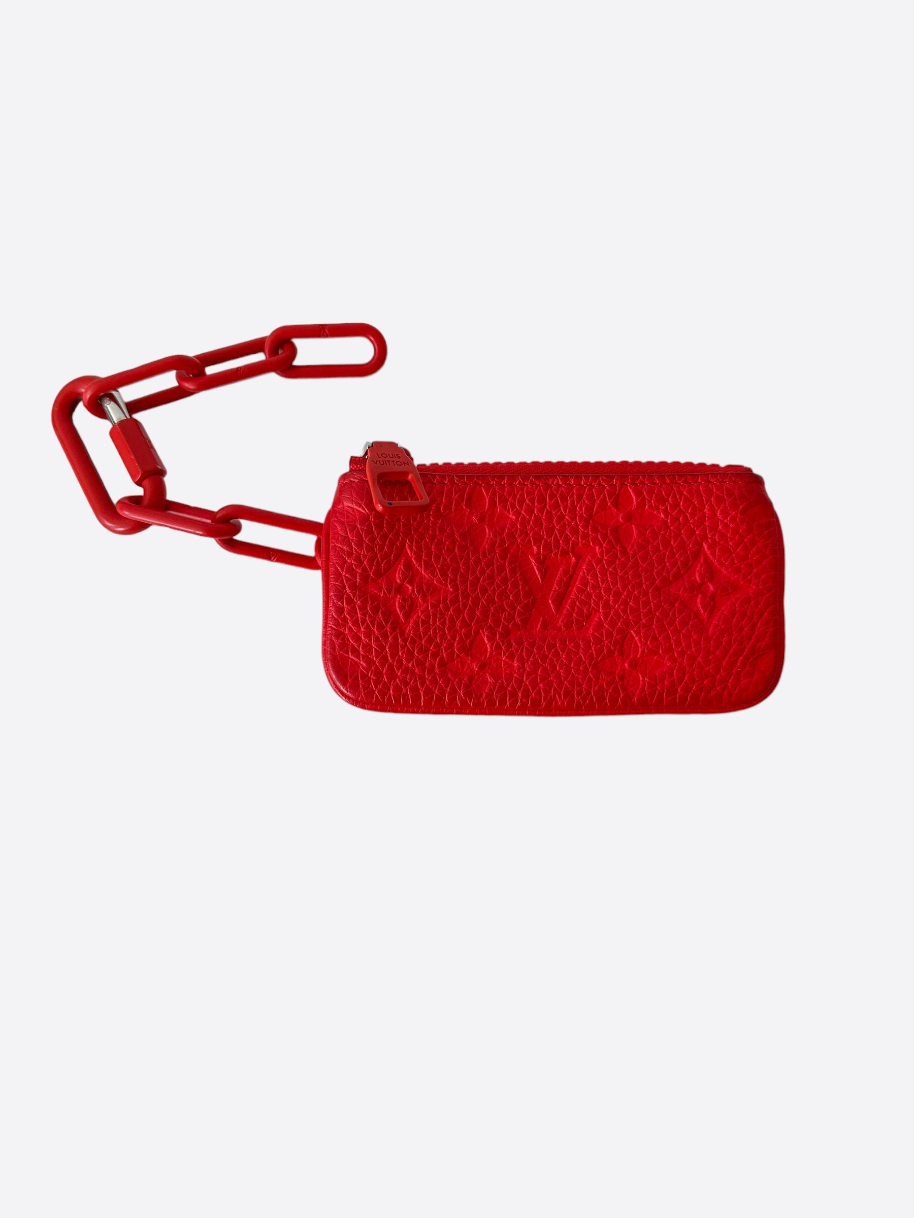 Louis Vuitton Red Monogram Key Pouch