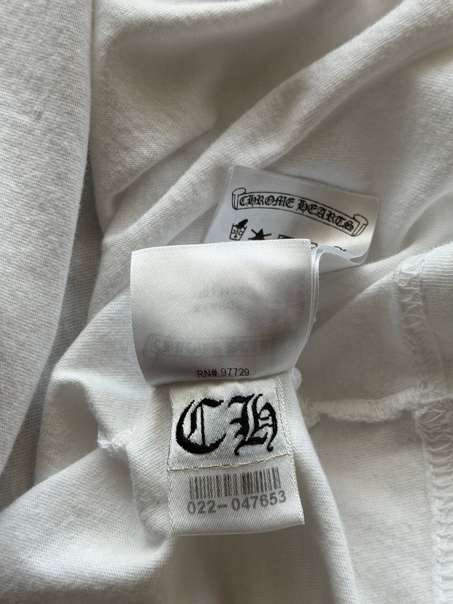 Chrome Hearts White & Pink Made In Hollywood Longsleeve T-Shirt