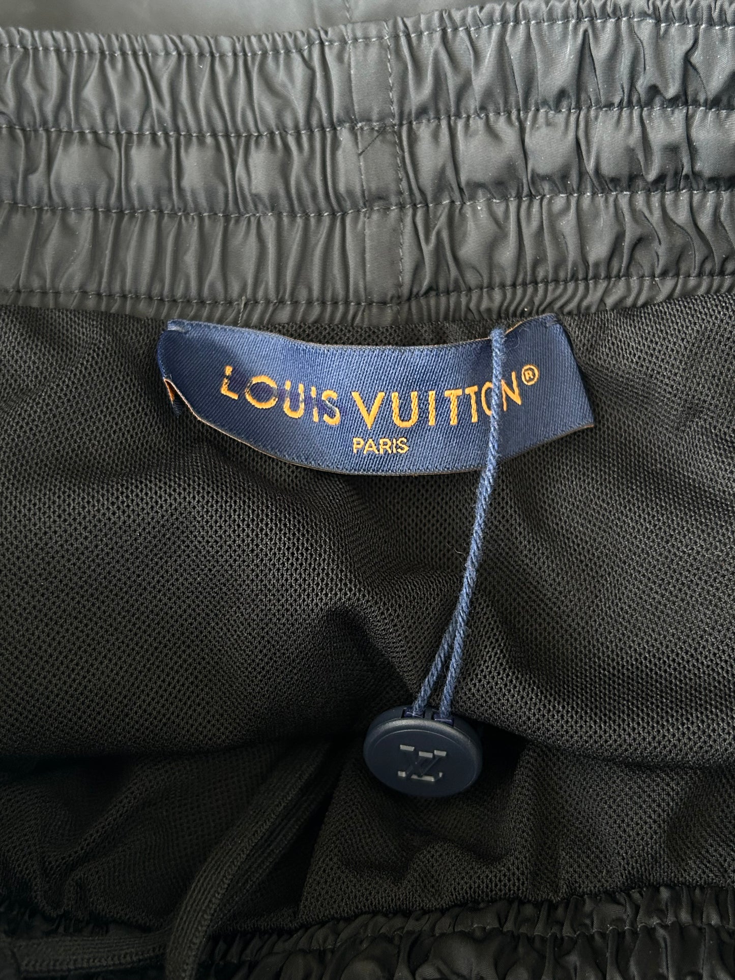 Louis Vuitton Black Water Activated Monogram Swim Shorts