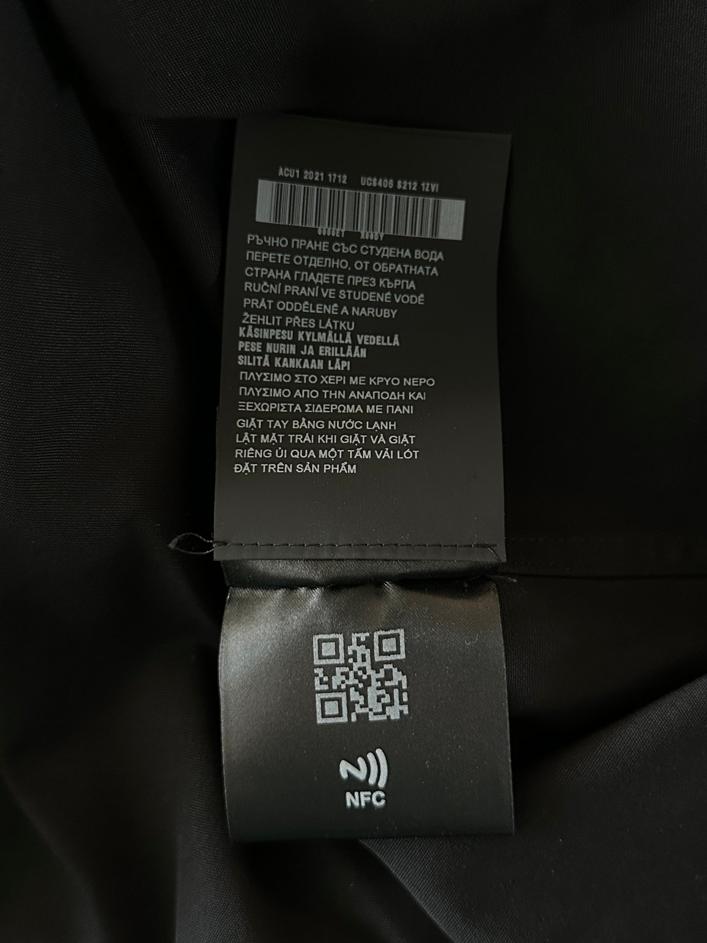 Prada Black Camouflage Split Button Up Shirt