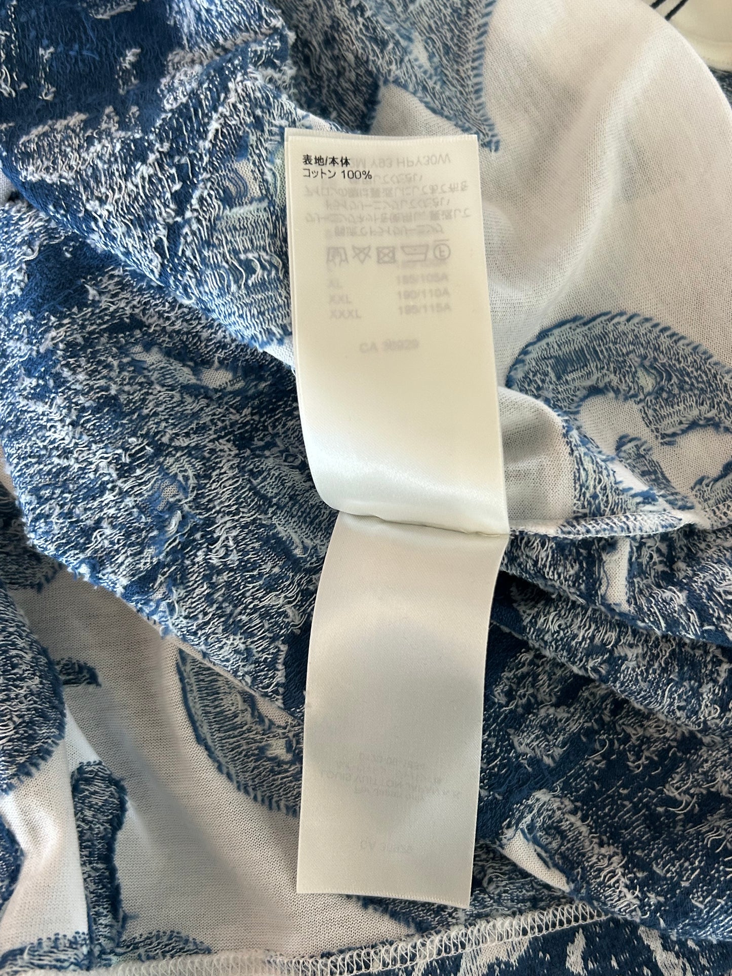 Louis Vuitton Blue & White Aquagarden Monogram T-Shirt