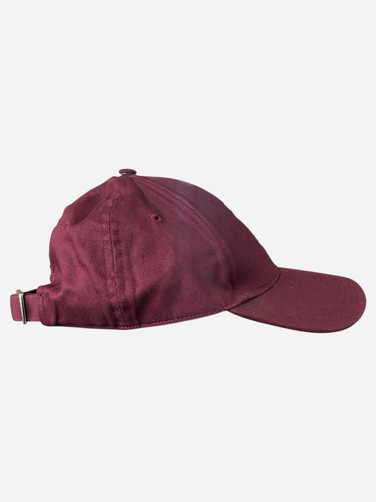 Gucci MLB Burgundy & White NY Yankees Hat