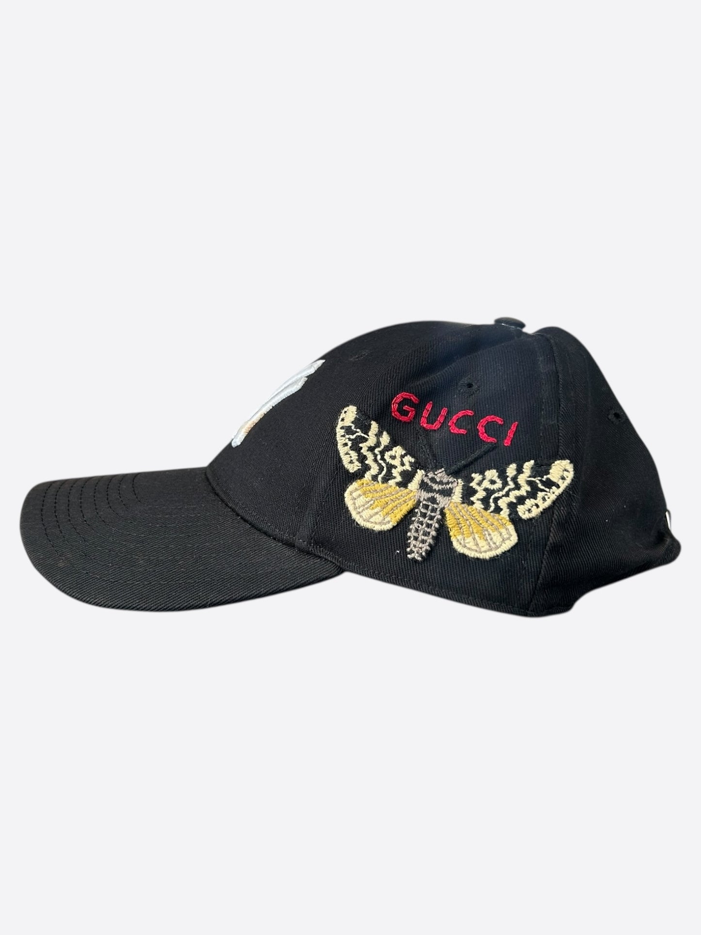 Gucci MLB Black & White NY Yankees Hat