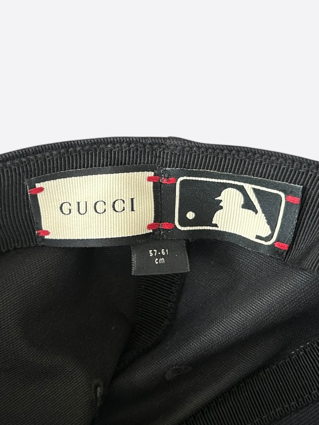Gucci MLB Black & White NY Yankees Hat