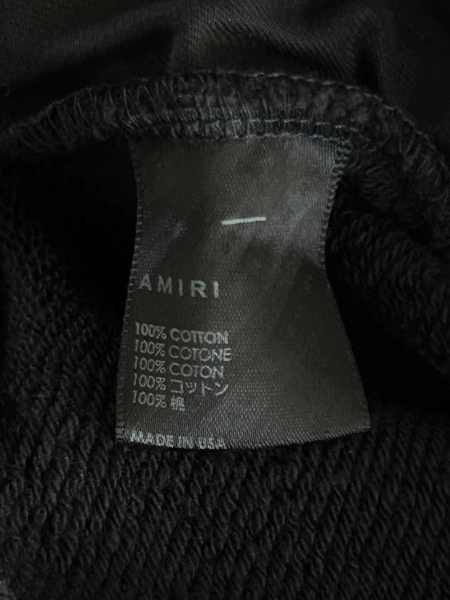 Amiri Black & White Core Logo Shorts