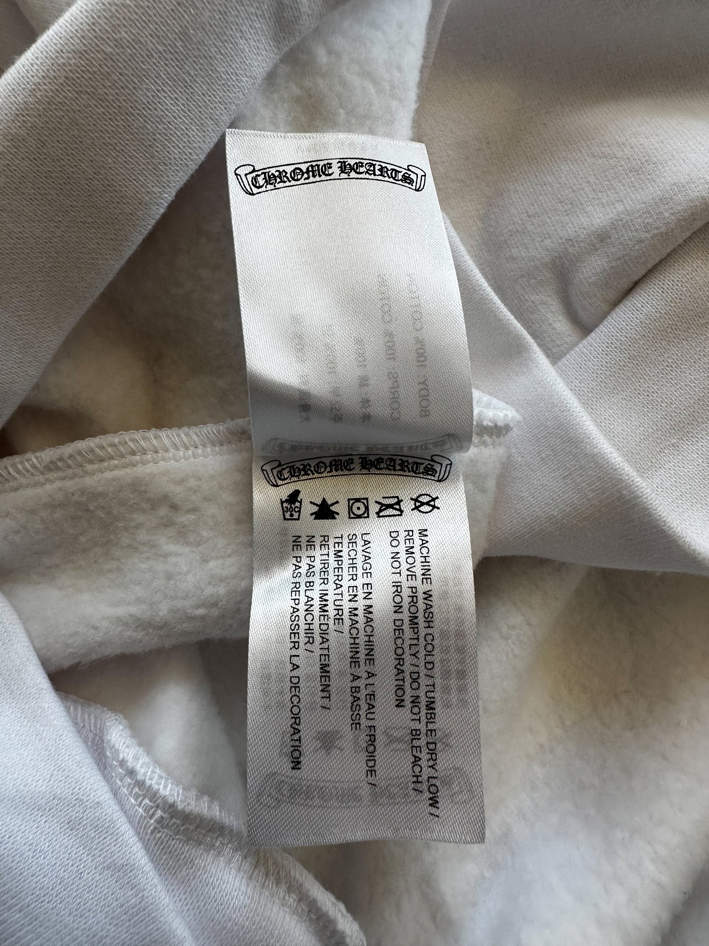 Chrome Hearts White & Blue Rolling Stones Hoodie